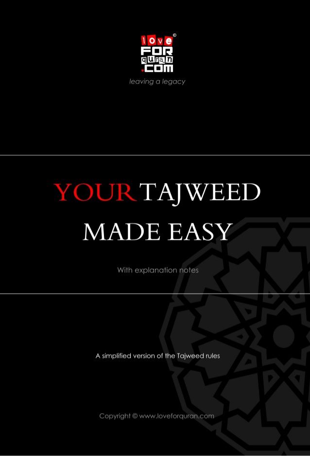 Tajweed book pdf