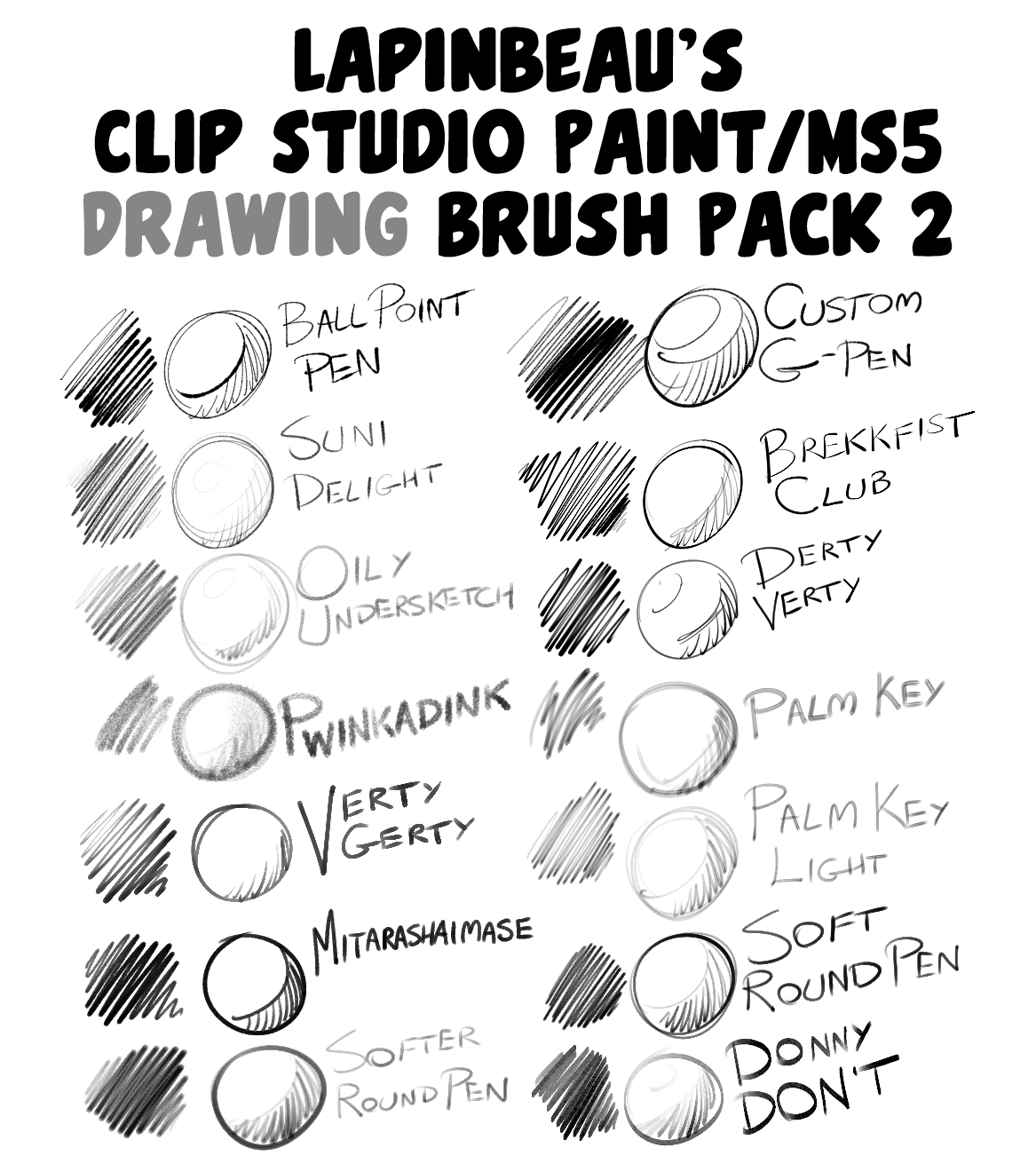 Clip Studio Brushes